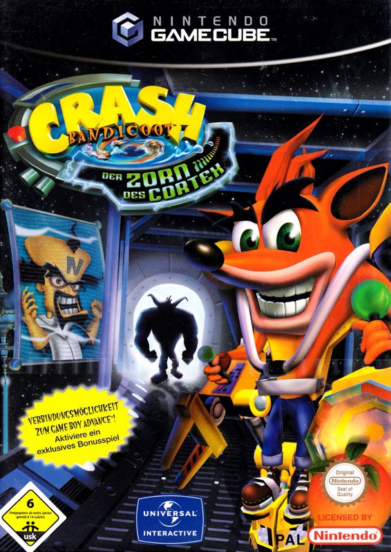 Front Cover for Crash Bandicoot: The Wrath of Cortex (GameCube)