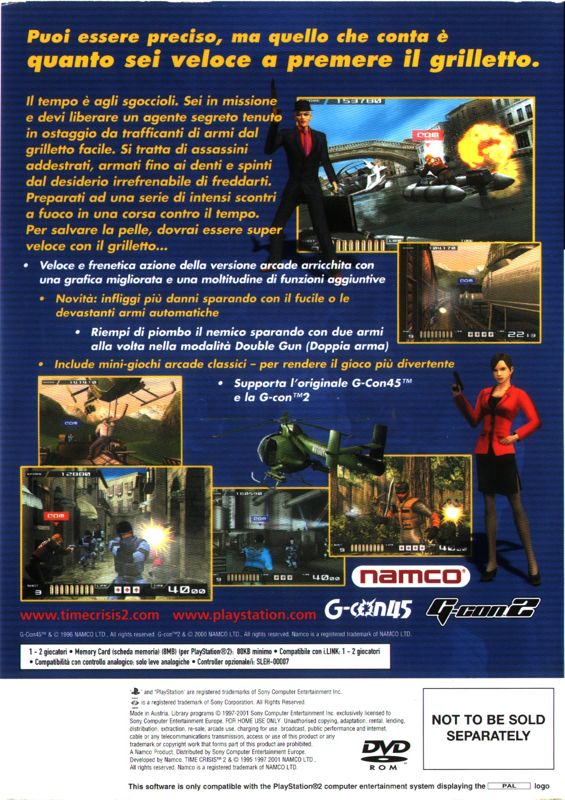 Time Crisis II cover or packaging material - MobyGames