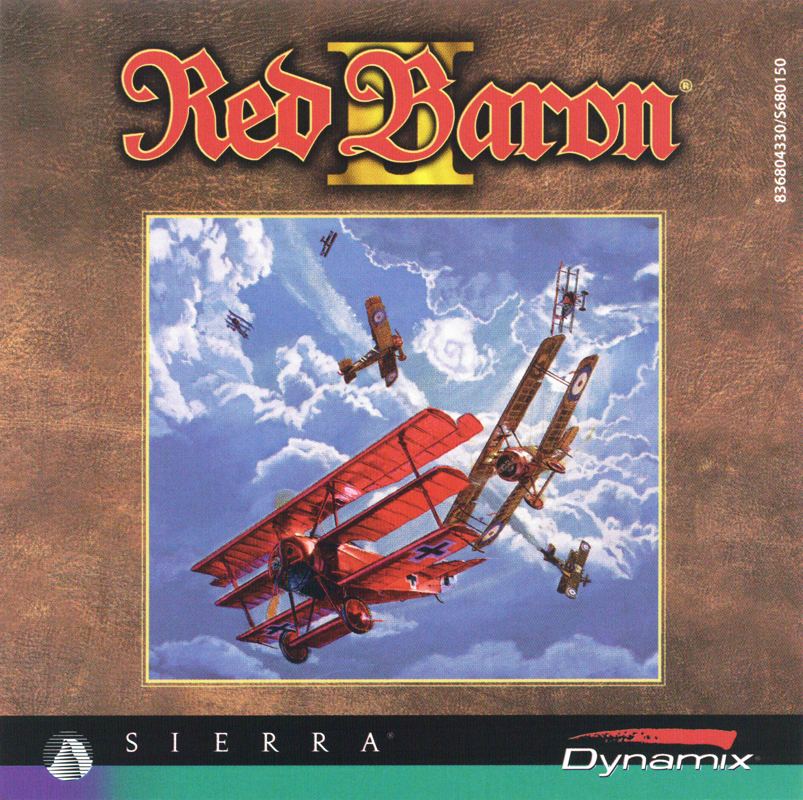 Other for Red Baron II (Windows): Jewel Case - Front