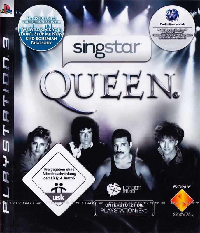 Front Cover for SingStar: Queen (PlayStation 3)