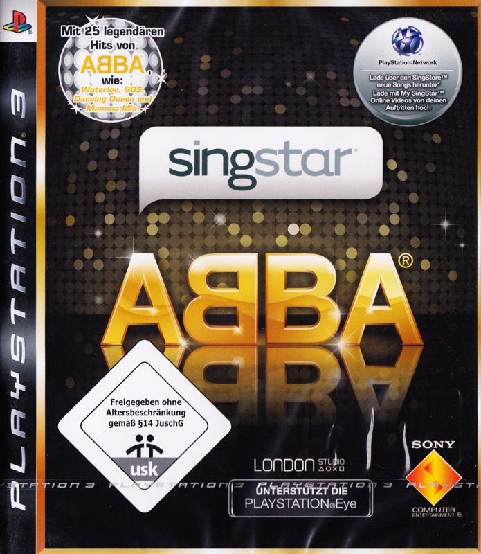 Front Cover for SingStar: ABBA (PlayStation 3)