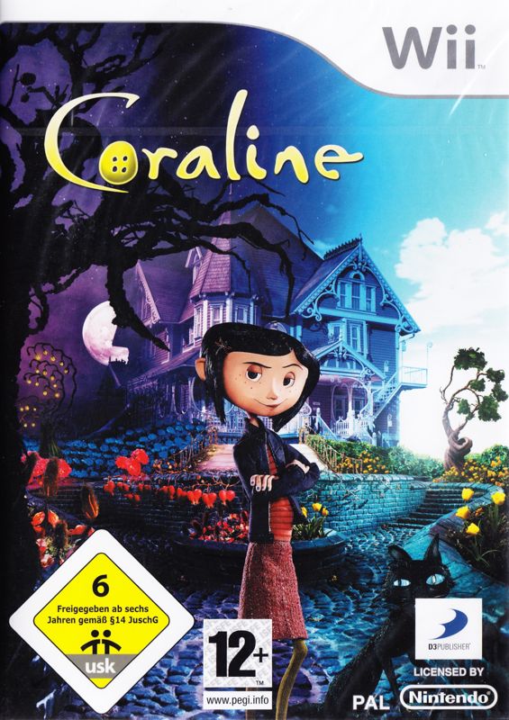 Coraline cover or packaging material MobyGames
