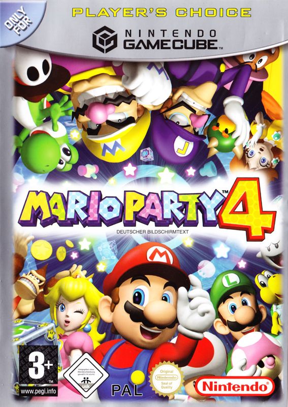 Front Cover for Mario Party 4 (GameCube) (Player's Choice release)