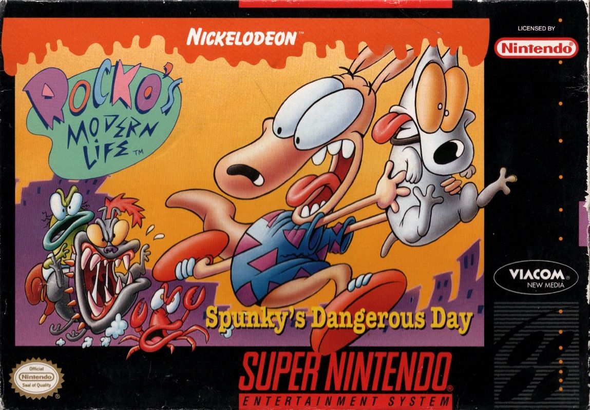 Front Cover for Rocko's Modern Life: Spunky's Dangerous Day (SNES)