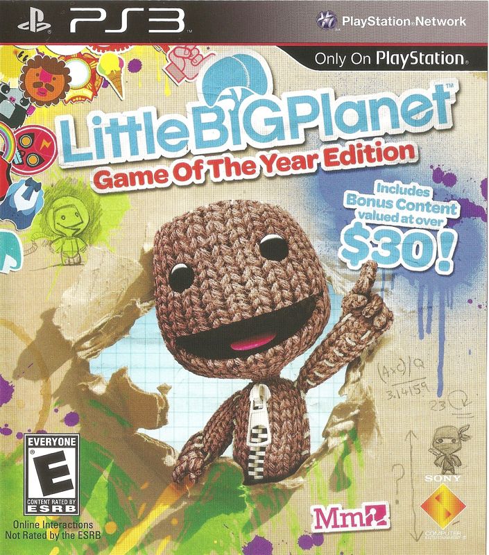 Front Cover for LittleBigPlanet: Game of the Year Edition (PlayStation 3) (Second release)