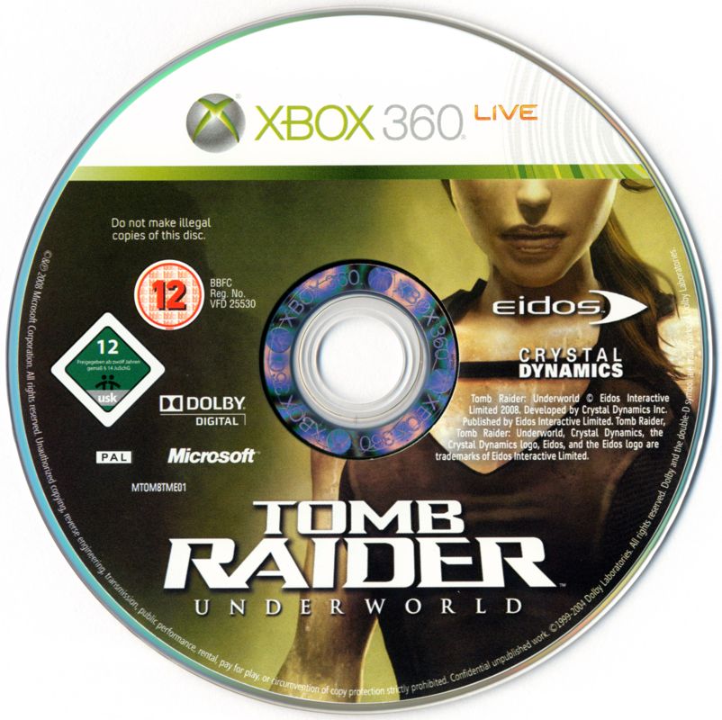 Media for Tomb Raider: Underworld (Xbox 360)