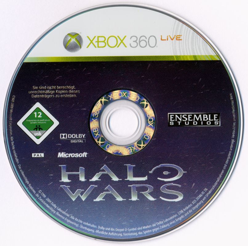 Halo Wars cover or packaging material - MobyGames