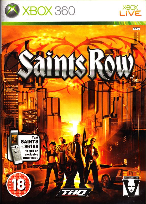 Saints Row cover or packaging material MobyGames