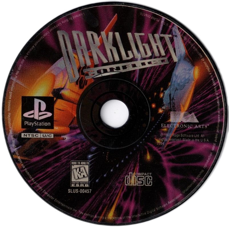 Media for Darklight Conflict (PlayStation)