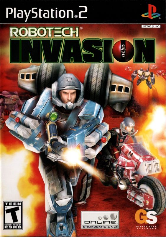 Front Cover for Robotech: Invasion (PlayStation 2)