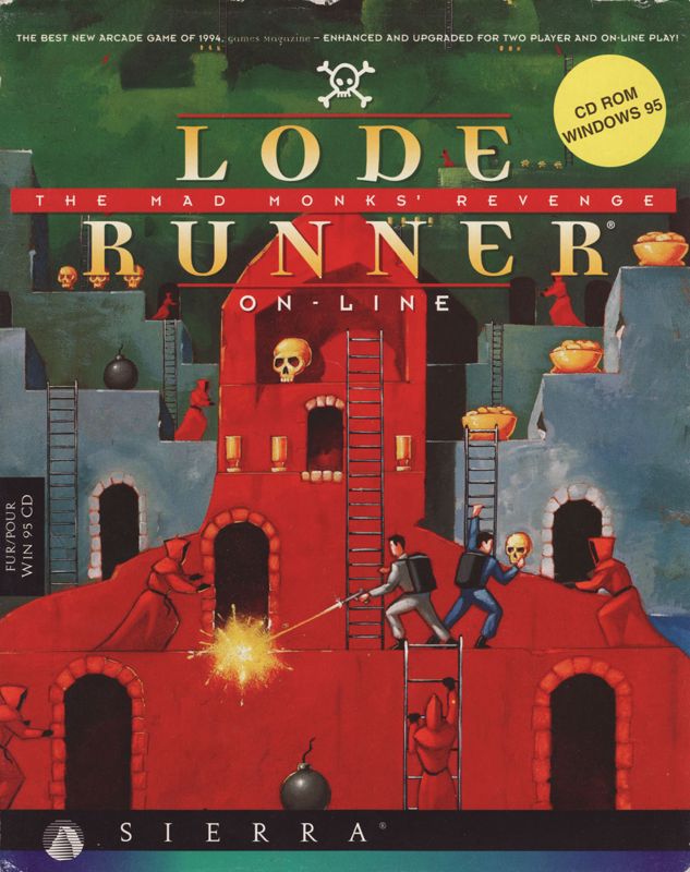 Front Cover for Lode Runner On-Line: The Mad Monks' Revenge (Windows)