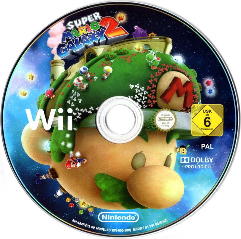 Media for Super Mario Galaxy 2 (Wii) (Bundled with Tutorial DVD)