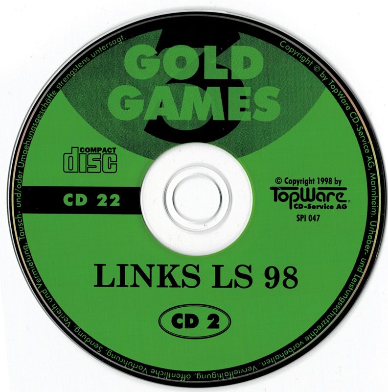 Media for Gold Games 3 (DOS and Windows): Disc 22