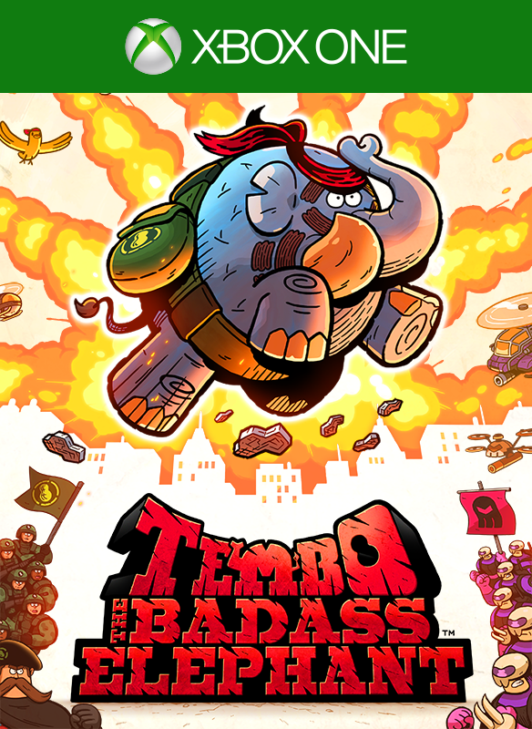 Front Cover for Tembo the Badass Elephant (Xbox One) (Download release): 1st version