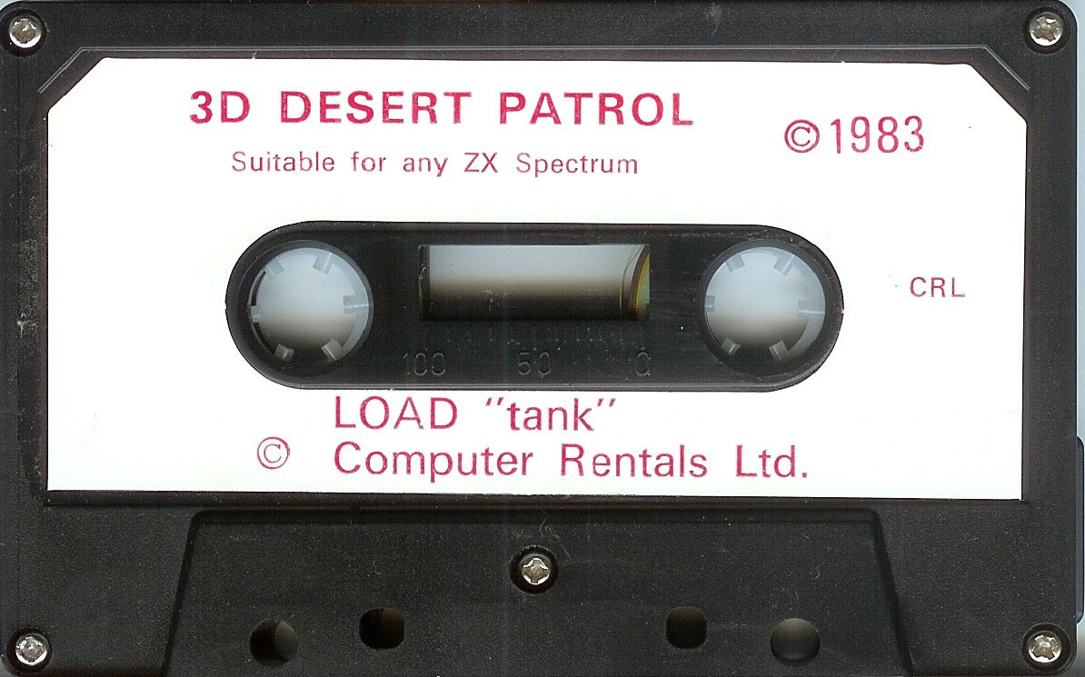 Media for 3D Desert Patrol (ZX Spectrum)