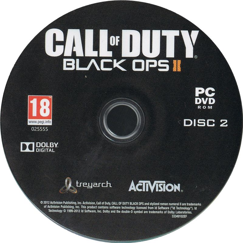 Media for Call of Duty: Black Ops II (Windows): Disc 2