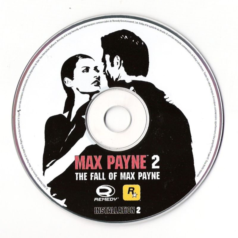 Media for Max Payne 2: The Fall of Max Payne (Windows): Install disc 2