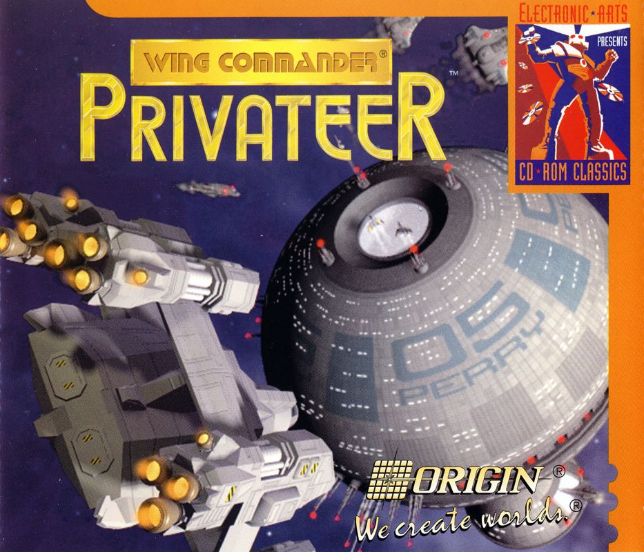 Front Cover for Wing Commander: Privateer - CD-ROM Edition (DOS) (EA CD-ROM Classics release)