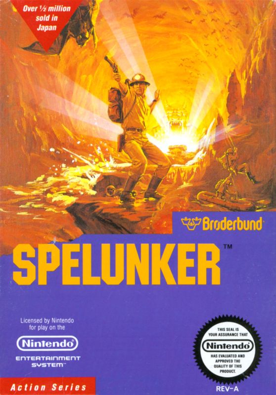 Front Cover for Spelunker (NES)