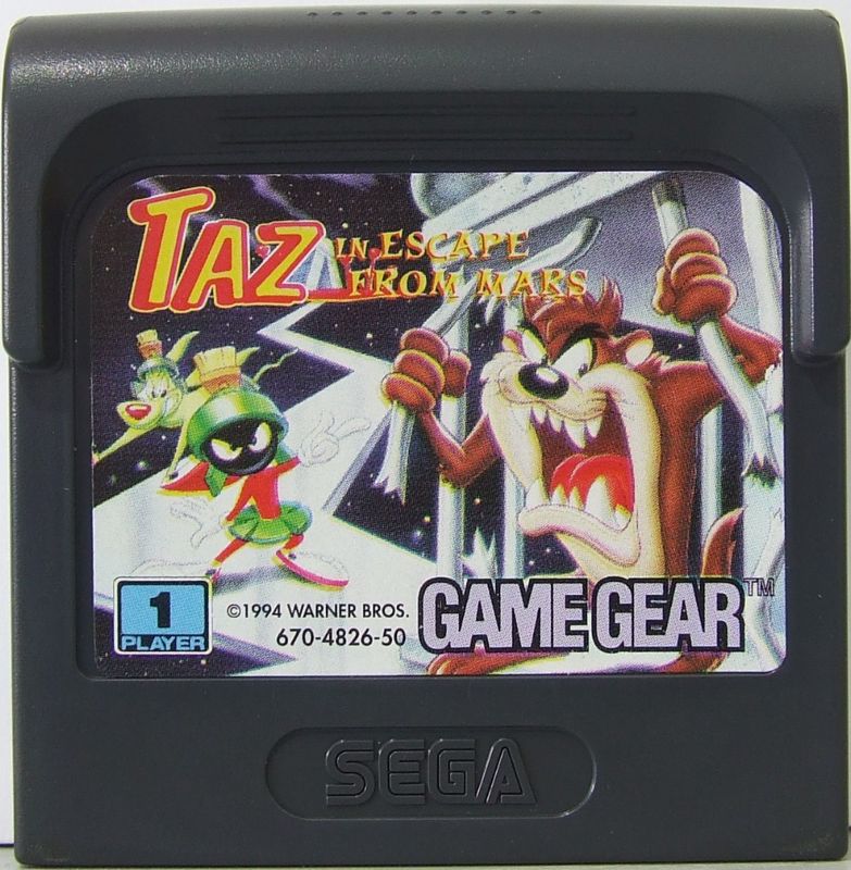 Media for Taz in Escape from Mars (Game Gear)
