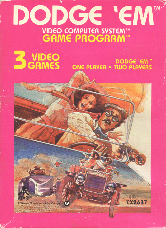 Front Cover for Dodge 'Em (Atari 2600)