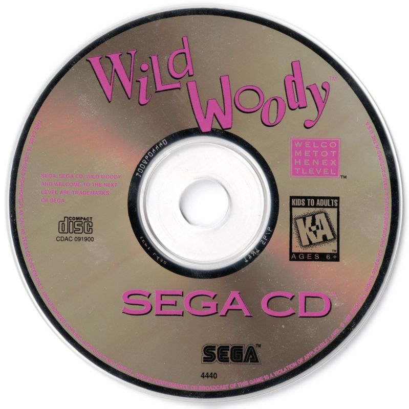 Media for Wild Woody (SEGA CD)