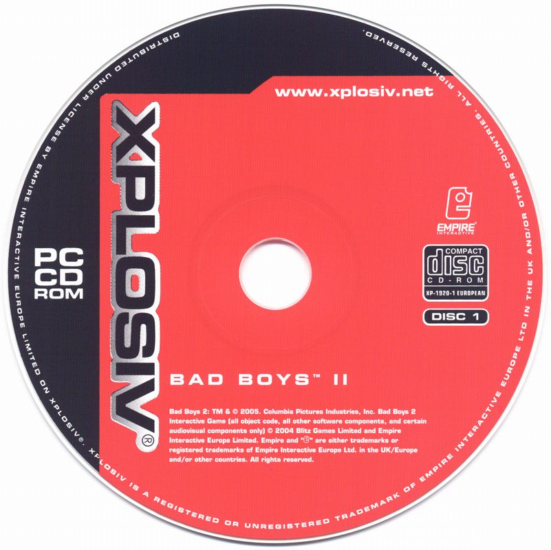 Media for Bad Boys: Miami Takedown (Windows) (Xplosiv release): Disc 1/2