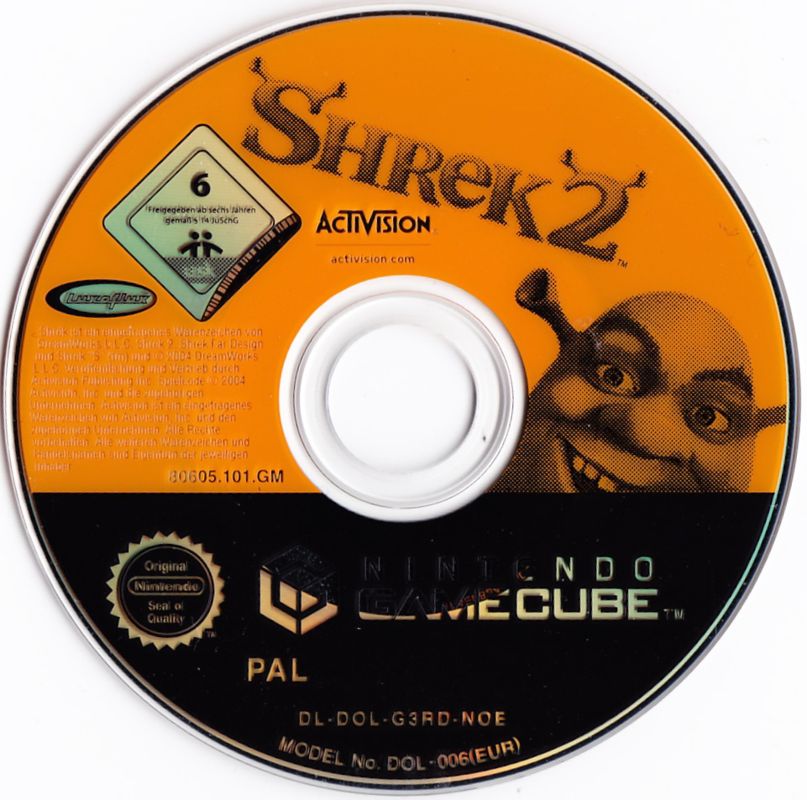 Media for Shrek 2 (GameCube)