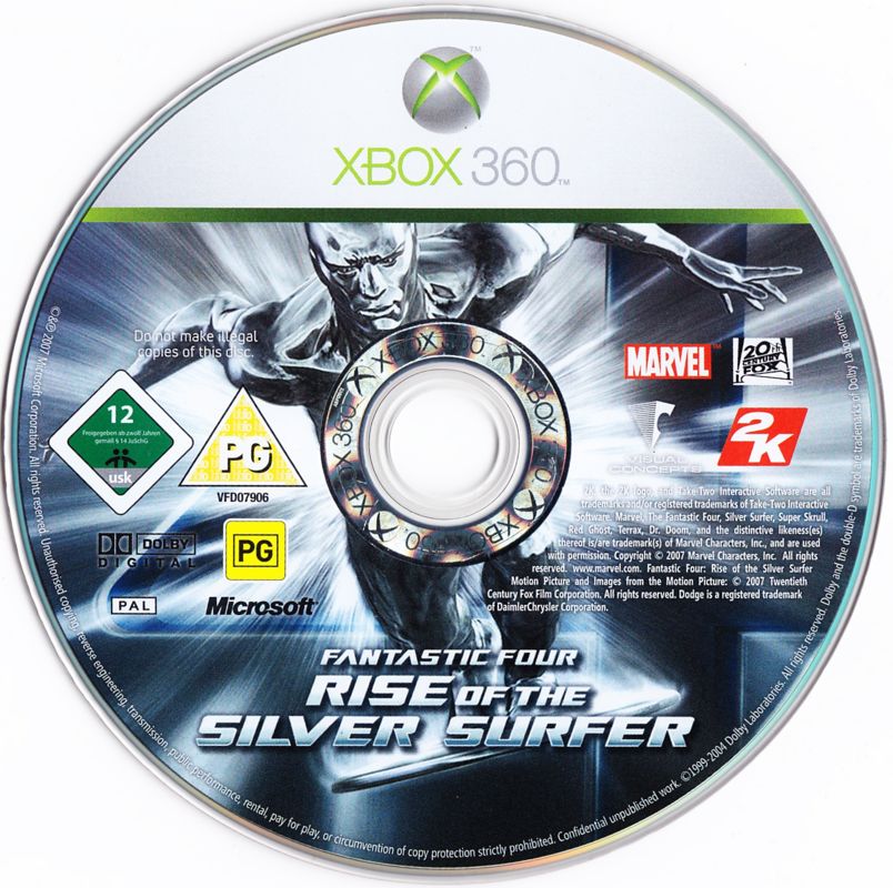 Media for Fantastic Four: Rise of the Silver Surfer (Xbox 360)