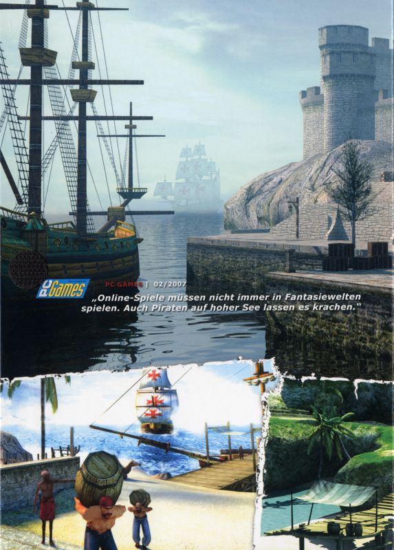 Inside Cover for Bounty Bay Online (Windows): Left
