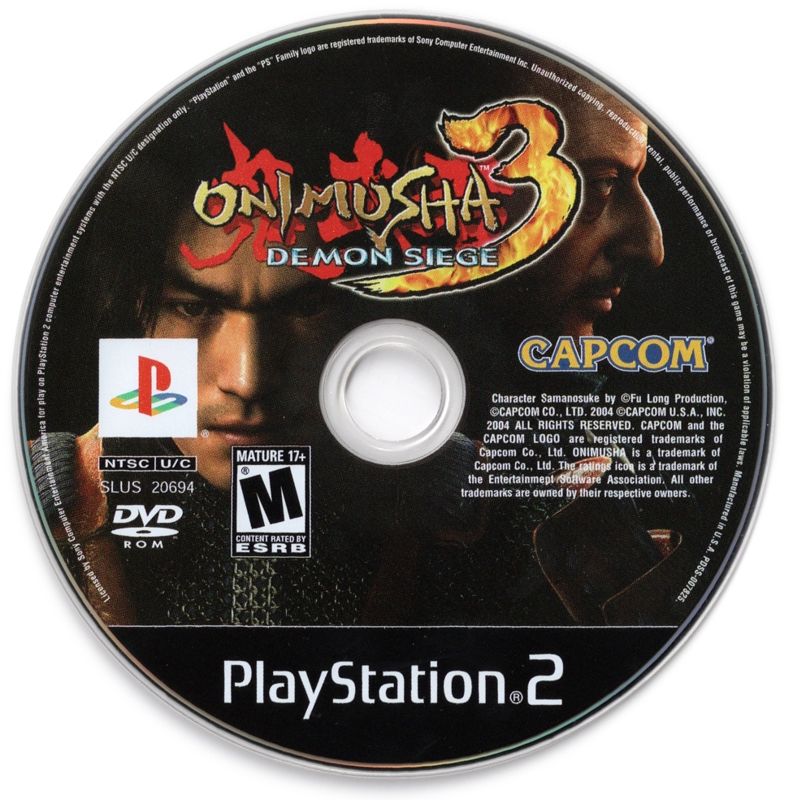 Media for Onimusha 3: Demon Siege (PlayStation 2)