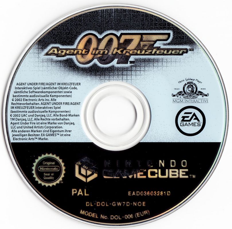 007: Agent Under Fire cover or packaging material - MobyGames