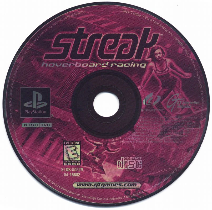 Media for Streak Hoverboard Racing (PlayStation)