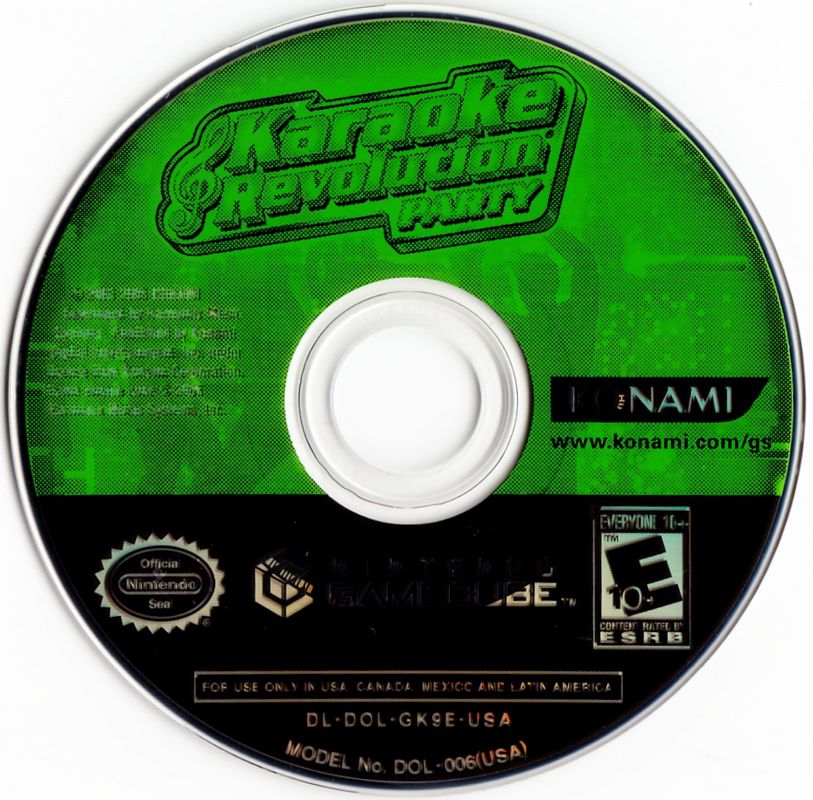 Media for Karaoke Revolution: Party (GameCube)