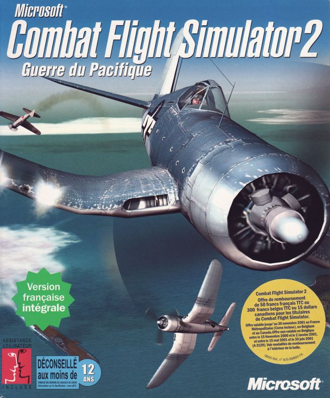 Front Cover for Microsoft Combat Flight Simulator 2: WW II Pacific Theater (Windows) (Full French version)