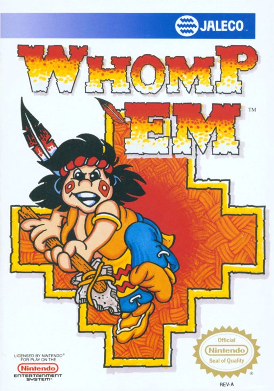 Front Cover for Whomp 'Em (NES)