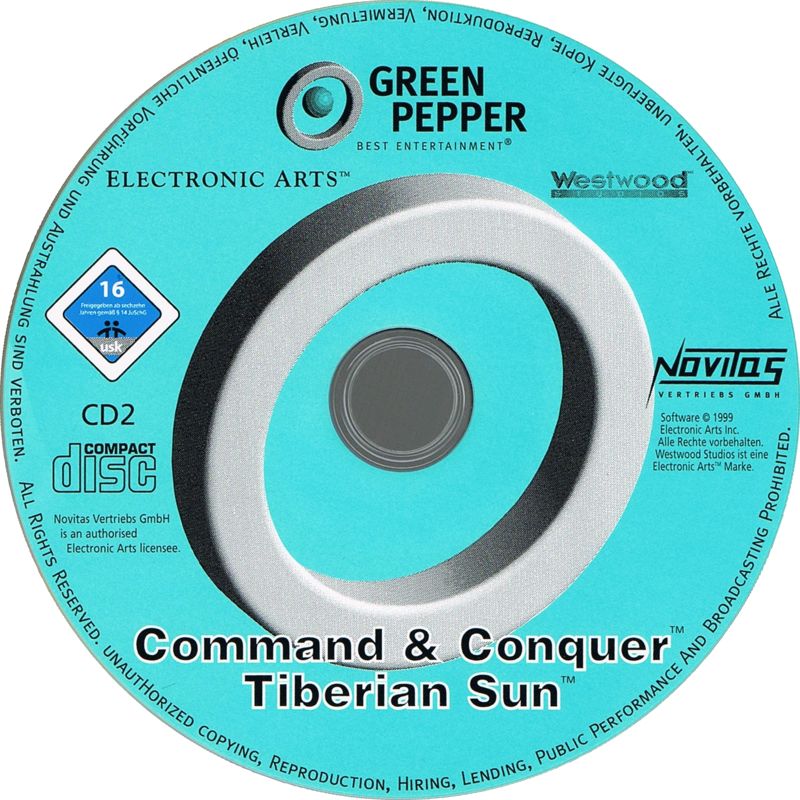 Media for Command & Conquer: Tiberian Sun (Windows) (Green Pepper release (#177)): Disc 2 - Nod