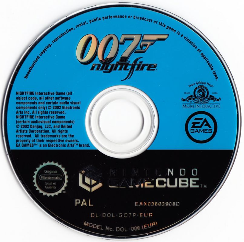 Media for 007: Nightfire (GameCube)