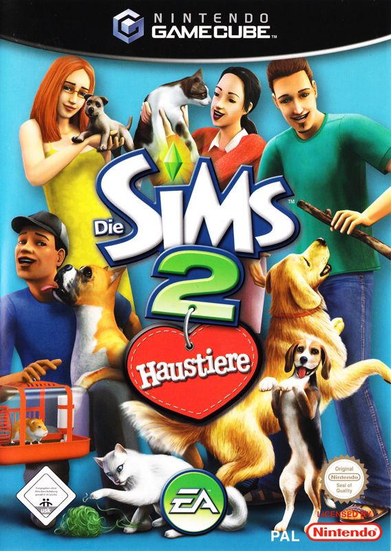 Front Cover for The Sims 2: Pets (GameCube)