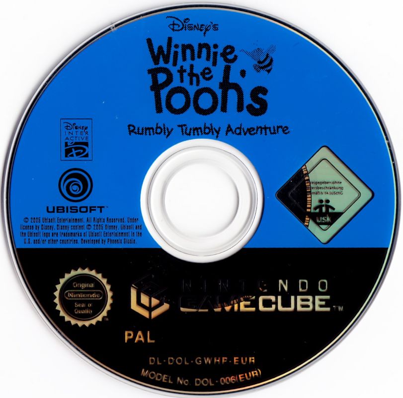 Media for Disney's Winnie the Pooh's Rumbly Tumbly Adventure (GameCube)