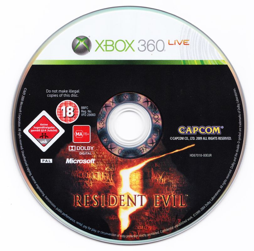 Media for Resident Evil 5 (Limited Edition) (Xbox 360)