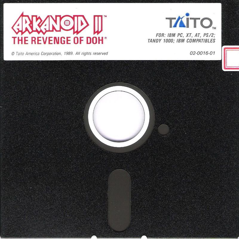 Media for Arkanoid: Revenge of DOH (DOS) (C.M.S. Sound Supported Version): 5.25" Disk 1/1