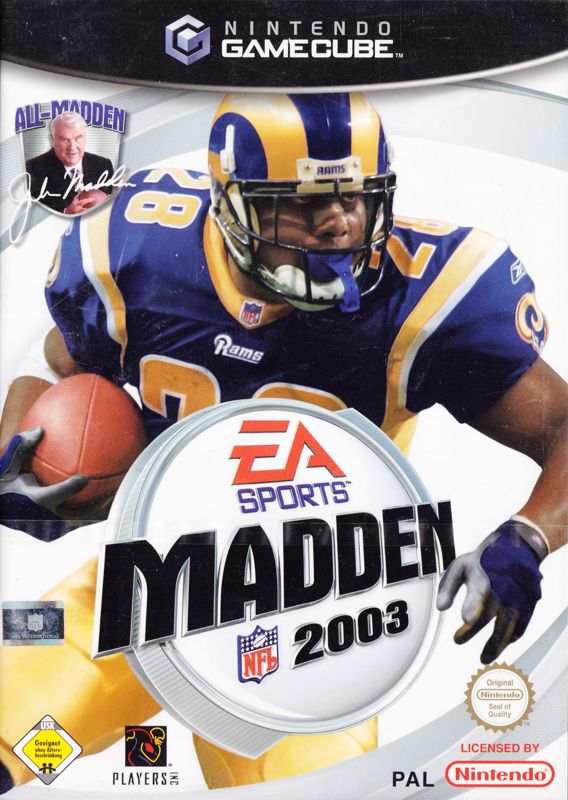 Front Cover for Madden NFL 2003 (GameCube)