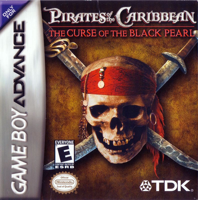 Front Cover for Pirates of the Caribbean: The Curse of the Black Pearl (Game Boy Advance)