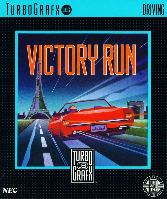 Front Cover for Victory Run (TurboGrafx-16)