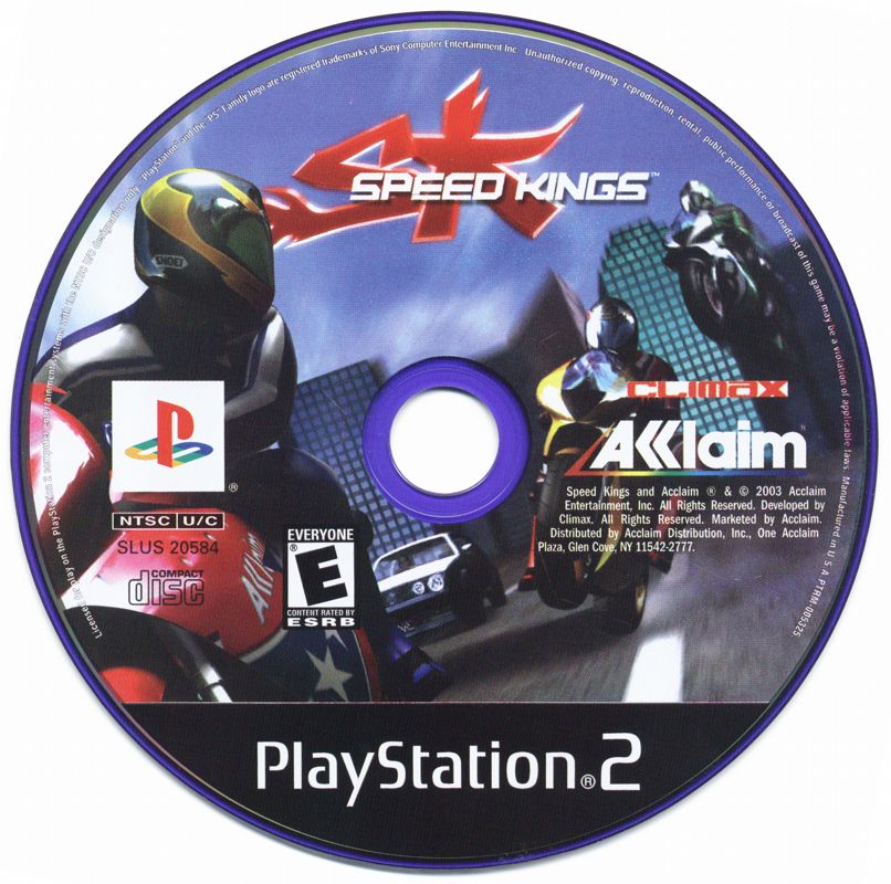 Media for Speed Kings (PlayStation 2)