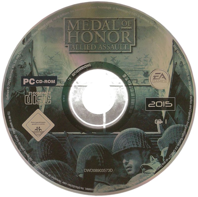 Media for Medal of Honor: 10th Anniversary (Windows) (EA Classics release): Medal of Honor: Allied Assault - Disc 1