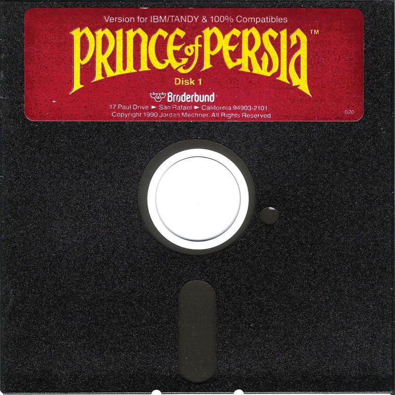 Media for Prince of Persia (DOS) (Re-release): Disk (1/2)