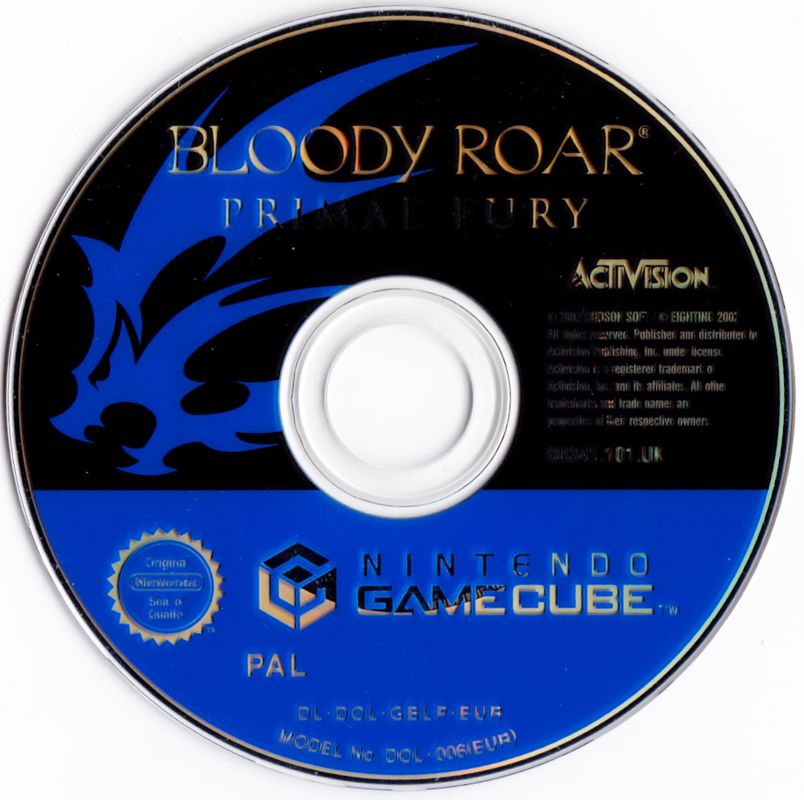 Media for Bloody Roar: Primal Fury (GameCube)