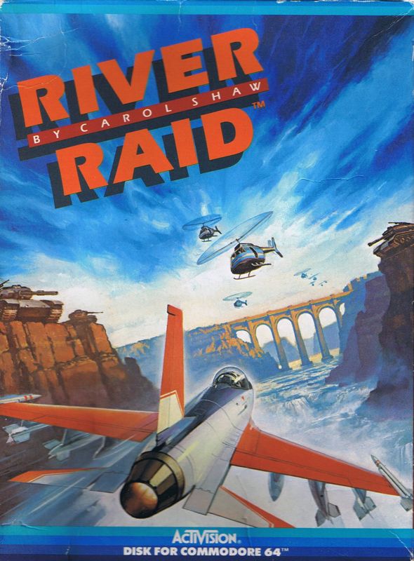 Front Cover for River Raid (Commodore 64)